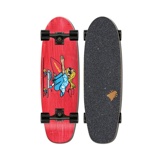 Madrid FALU WILLY Red Stain Complete Skateboard-5150 Skate Shop