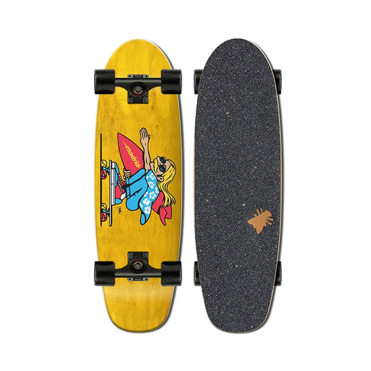 Madrid FALU WILLY Yellow Stain Complete Skateboard-5150 Skate Shop