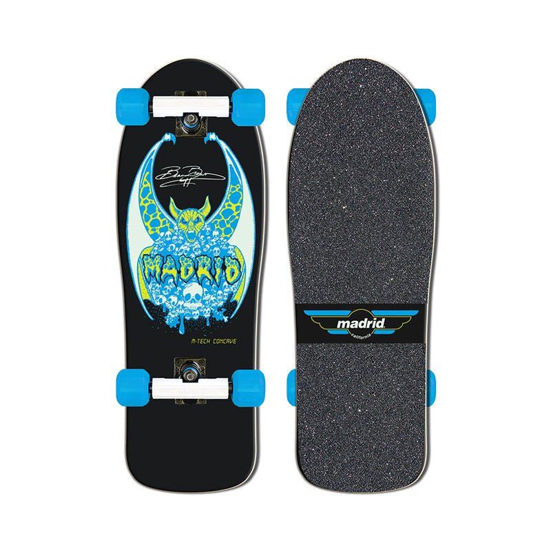 Madrid RETRO GLOW IN THE DARK SERIES BEAU BROWN Complete Skateboard-5150 Skate Shop