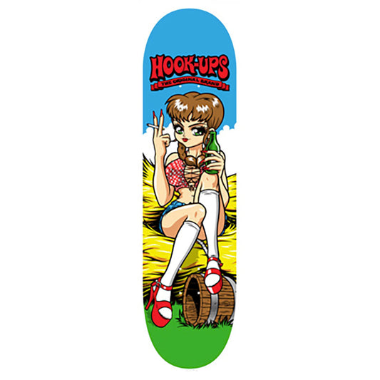 Hook-Ups Skateboards 8.25" x 32" Mary Jane Skateboard Deck