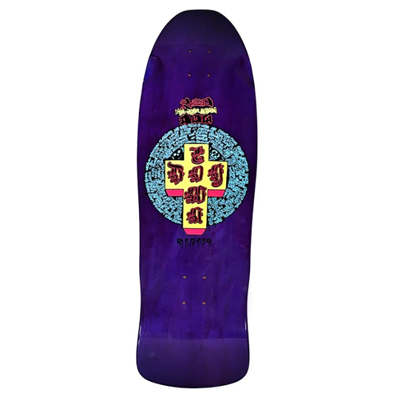 Dogtown 10.25" x 32" Red Dog Mid Size Crisis 80s Reissue Skateboard Deck
