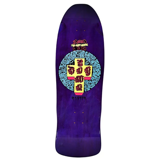 Dogtown 10.25" x 32" Red Dog Mid Size Crisis 80s Reissue Skateboard Deck