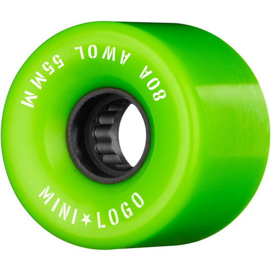 Mini Logo 55mm 80a AWOL Green Skateboard Wheels 4pk - 5150 Skate Shop