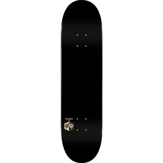 Mini Logo 7.75" DETONATOR SOLID BLACK Skateboard Deck 5150 Skate Shop