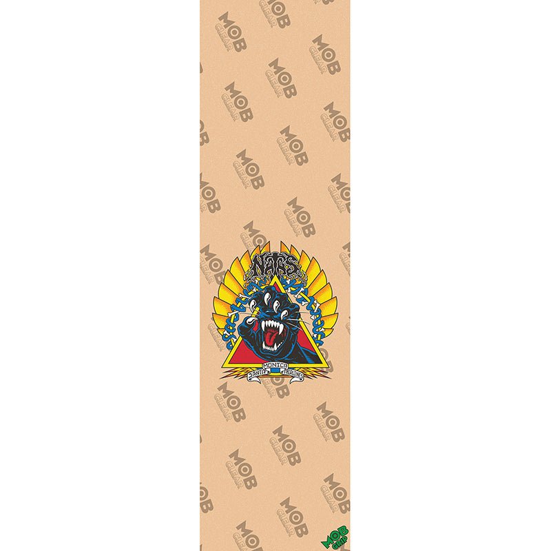 Mob Grip 9" x 33" Santa Cruz Natas Panther CLEAR Graphic Skateboard Grip Tape (#MG-B)-5150 Skate Shop