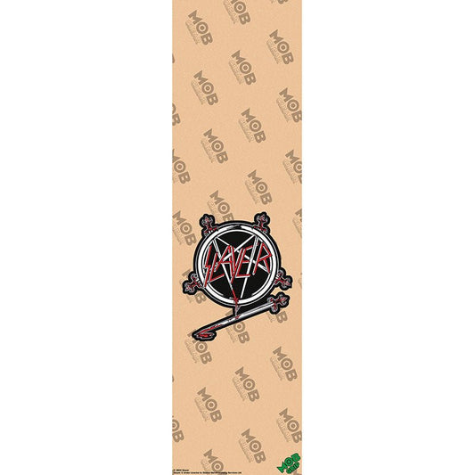 Mob Grip 9" x 33" Slayer CLEAR Logo Graphic Skateboard Grip Tape - 5150 Skate Shop