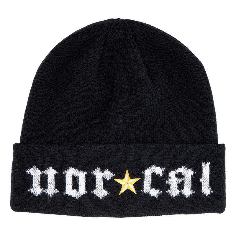 Nor Cal Medieval Beanie Long Shoreman Hat Black OS Unisex 5150 Skate Shop