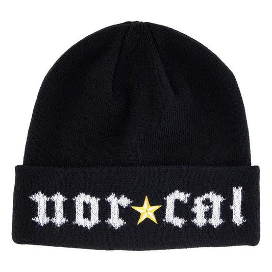 Nor Cal Medieval Beanie Long Shoreman Hat Black OS Unisex 5150 Skate Shop