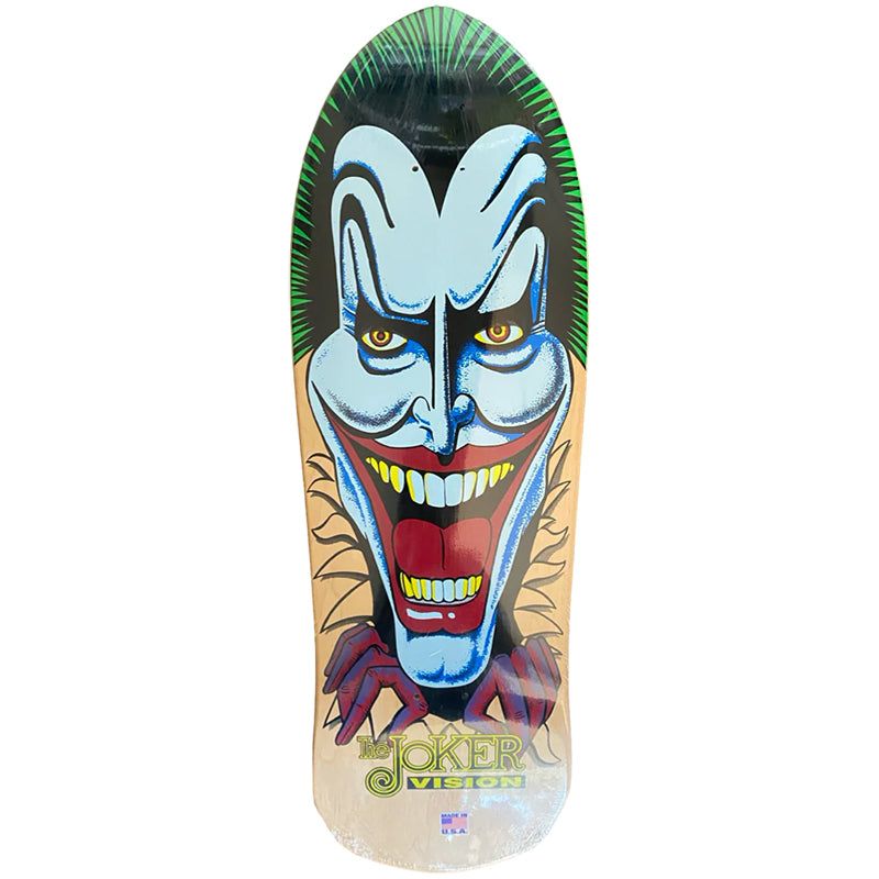 NOS Vision Joker Reissue Deck - Natural - 10.25" x 30.5" 5150 Skate Shop