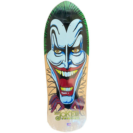 NOS Vision Joker Reissue Deck - Natural - 10.25" x 30.5" 5150 Skate Shop