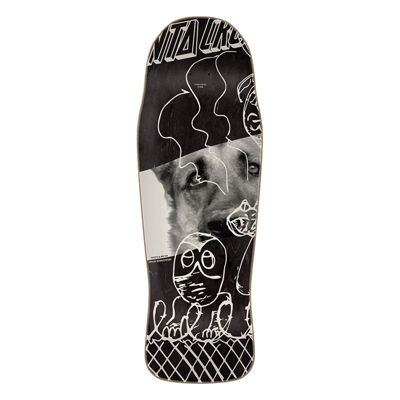 (October 2025 Release) Santa Cruz 10.34" x 30.54" Winkowski Tribute Shaped Skateboard Deck