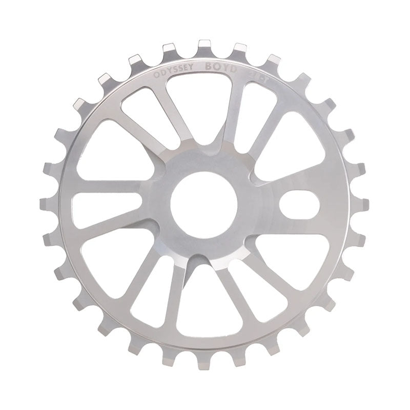 Odyssey BOYD 28t Anodized Silver Sprocket