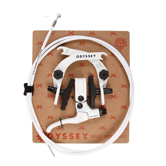 Odyssey Evo 2.5 White Bicycle Brake Kit 5150 Skate Shop