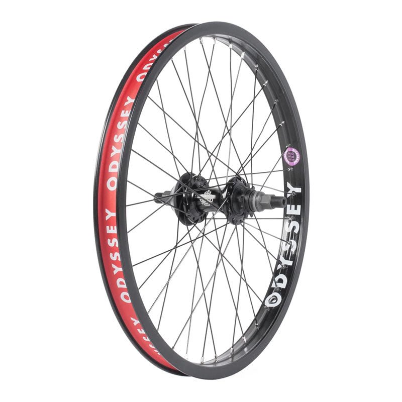 Odyssey Quadrant Cassette (Black) 20" Black Rear Bicycle Wheel