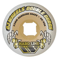 OJ 53mm 99a/95a Double Duro White Gum Hardline Skateboard Wheels 4pk (Shipping Monday)