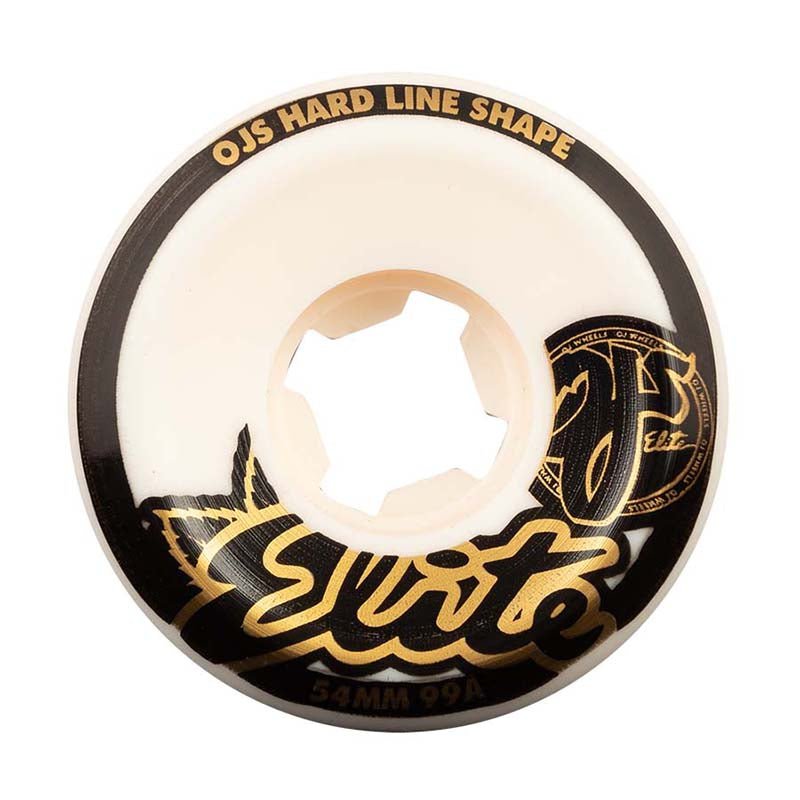OJ 54mm 99a Elite Hardline Skateboard Wheels 4pk