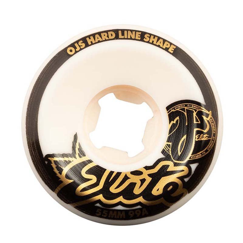 OJ 55mm 99a Elite Hardline Skateboard Wheels 4pk