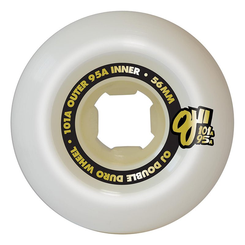 OJ 56mm 101a/95a Kieran Woolley Roo Gold Double Duro White Mini Combo Skateboard Wheels 4pk - 5150 Skate Shop