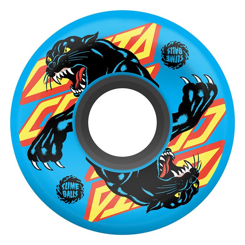(On The Way) Slime Balls 60mm 78a Natas Reissue OG Slime Blue Skateboard Wheels 4pk