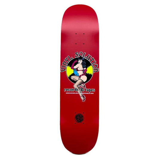 Pocket Pistols (PPS) 8.25" Vinyl Solution 1989 Matte Red Skateboard Deck 5150 Skate Shop