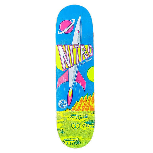 Pocket Pistols (PPS) 8.25" Pedro Barros Nitro Model Skateboard Deck