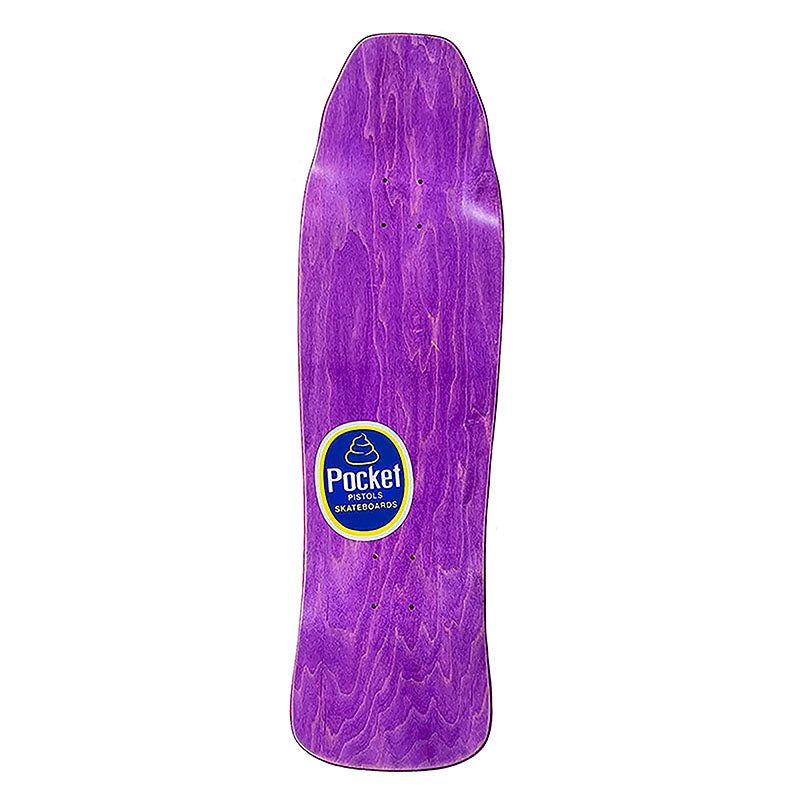 Pocket Pistols (PPS) 9.25" Big Rotten Banana 80s Skateboard Deck 5150 Skate Shop