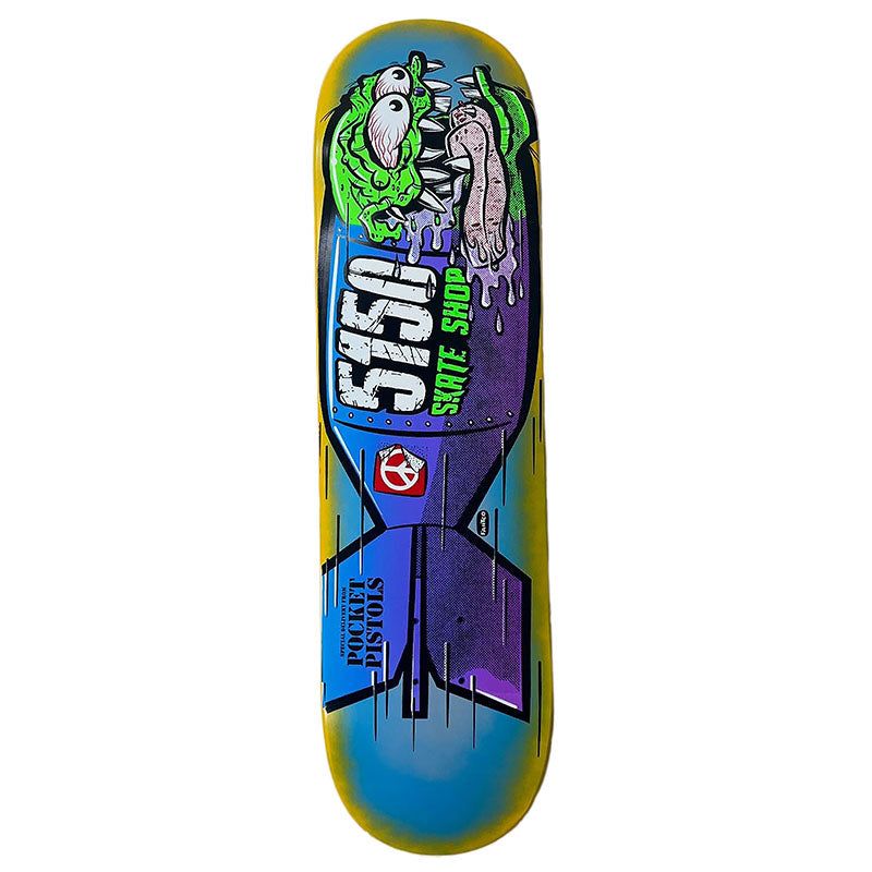 Pocket Pistols x 5150 Skate Shop Collab 8.25" Skateboard Deck B-3 5150 Skate Shop
