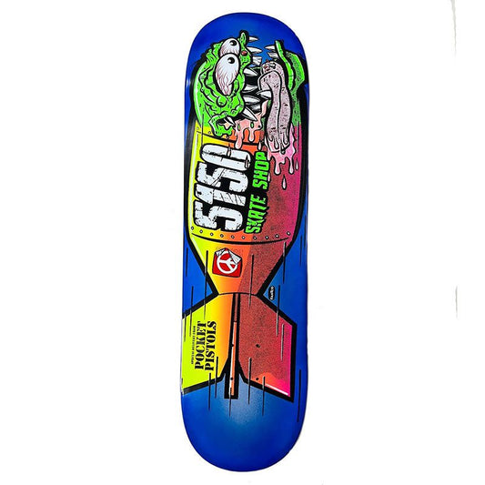 Pocket Pistols x 5150 Skate Shop Collab 8.25" Skateboard Deck B-5 5150 Skate Shop