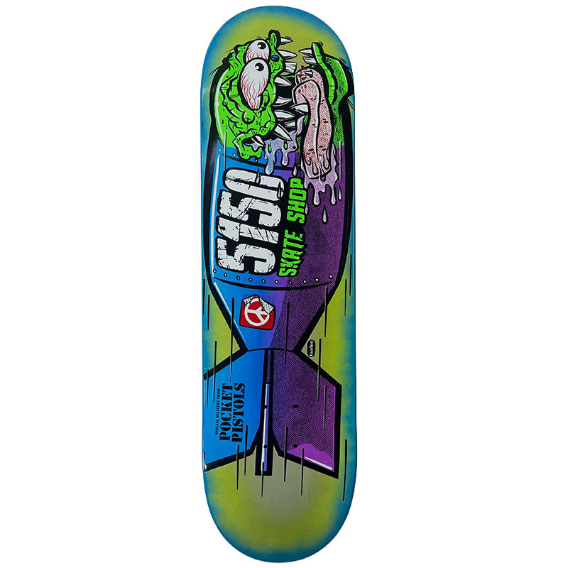Pocket Pistols x 5150 Skate Shop Collab 8.5" Skateboard Deck A-67