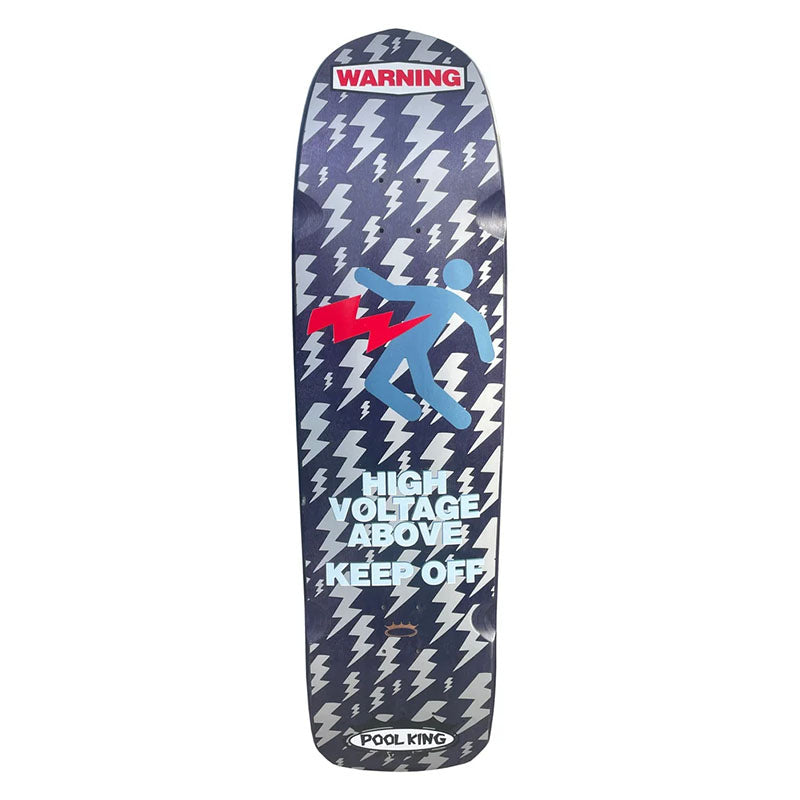 Pool King 35.75" x 9.5" HIGH VOLTAGE (PURPLE) Skateboard Deck