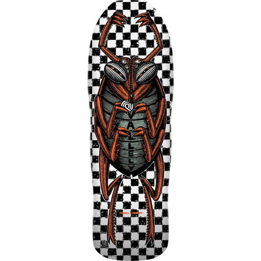 Powell Peralta 10" x 30.25" Mike Vallely Bug Reissue White Skateboard Deck 5150 Skate Shop