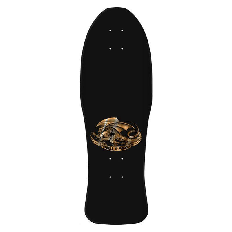 Powell Peralta 10" x 30" Steve Caballero Chinese Dragon Reissue Gold Foil Skateboard Deck 5150 Skate Shop
