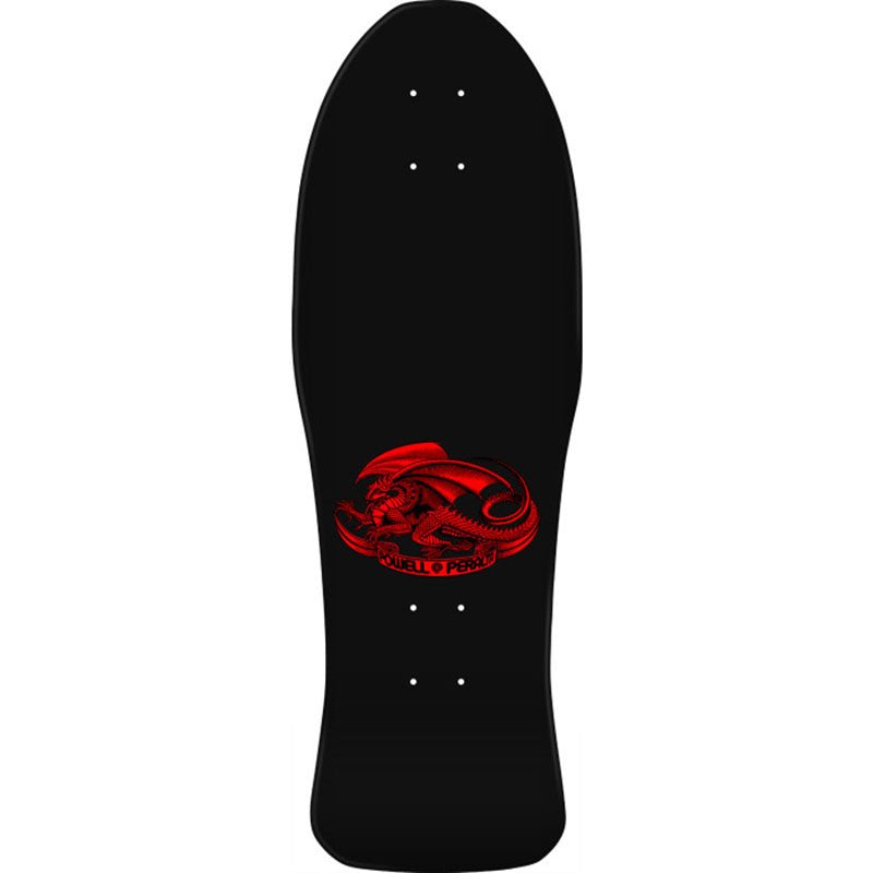 Powell Peralta 10" x 30" Steve Caballero Chinese Dragon Reissue Red Foil Skateboard Deck