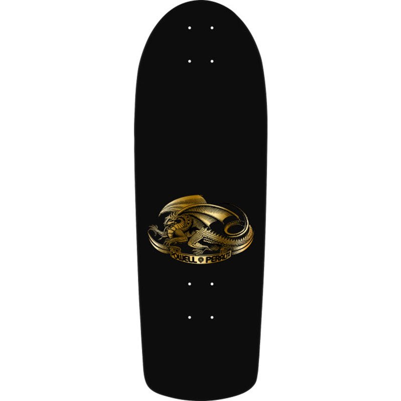 Powell Peralta 10" x 30.125" Mike McGill Skull & Snake McTwist 40th Ann. Gold Foil/Black Skateboard Deck - 5150 Skate Shop