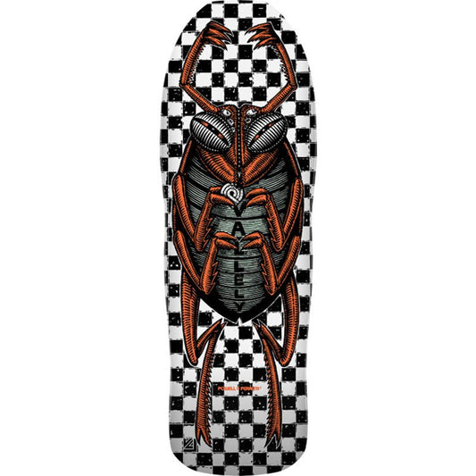 Powell Peralta 10" x 30.25" Mike Vallely Bug Reissue White Skateboard Deck (COMING SOON) - 5150 Skate Shop