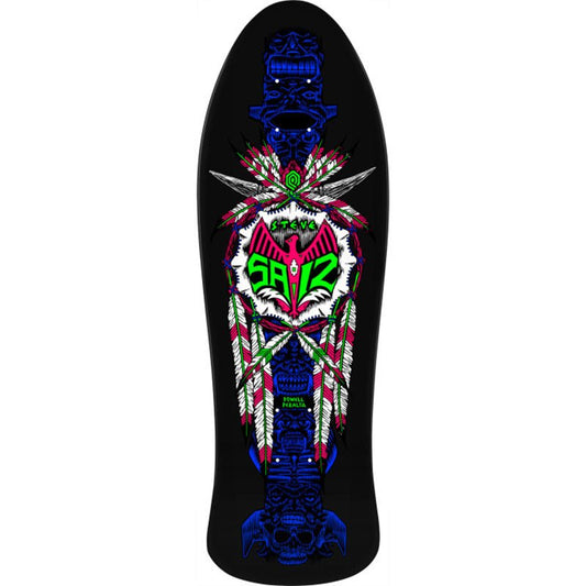 Powell Peralta 10" x 30.810" Steve Saiz Totem Reissue Blacklight Skateboard Deck (COMING SOON) - 5150 Skate Shop