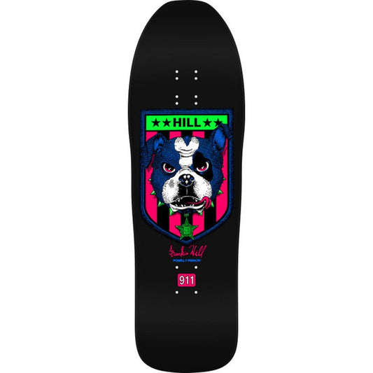 Powell Peralta 10" x 31.5" Frankie Hill Bulldog Reissue Blacklight Skateboard Deck - 5150 Skate Shop