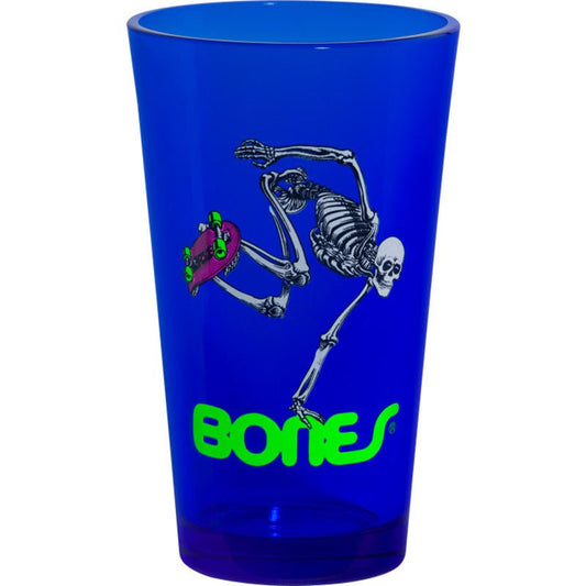 Powell Peralta 16oz Pint Glass Skateboard Skeleton Blacklight - 5150 Skate Shop