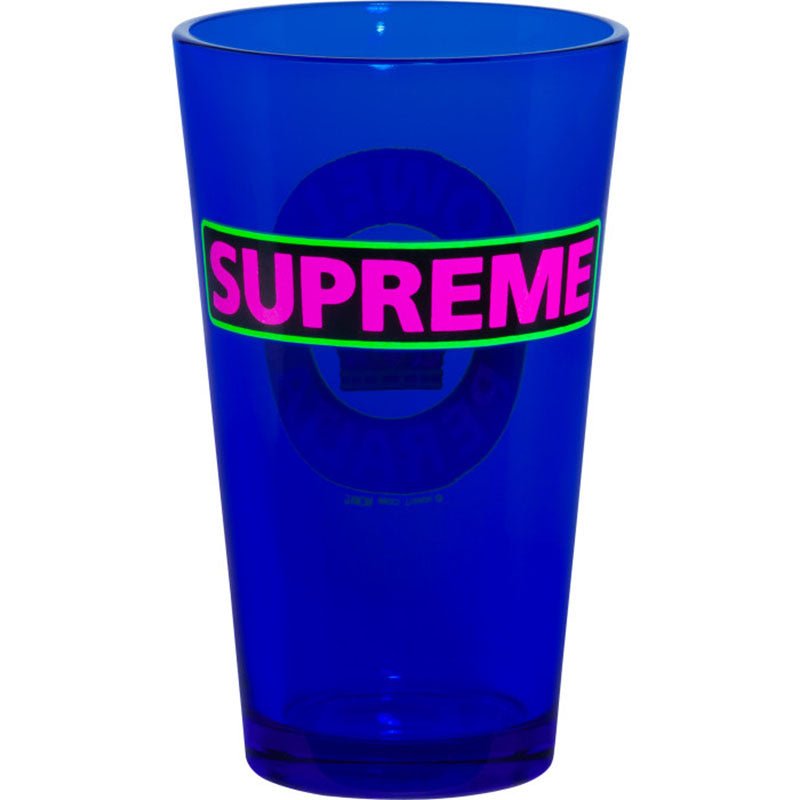 Powell Peralta 16oz Pint Glass Supreme Blacklight - 5150 Skate Shop