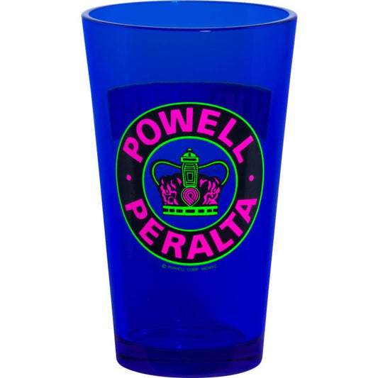 Powell Peralta 16oz Pint Glass Supreme Blacklight - 5150 Skate Shop