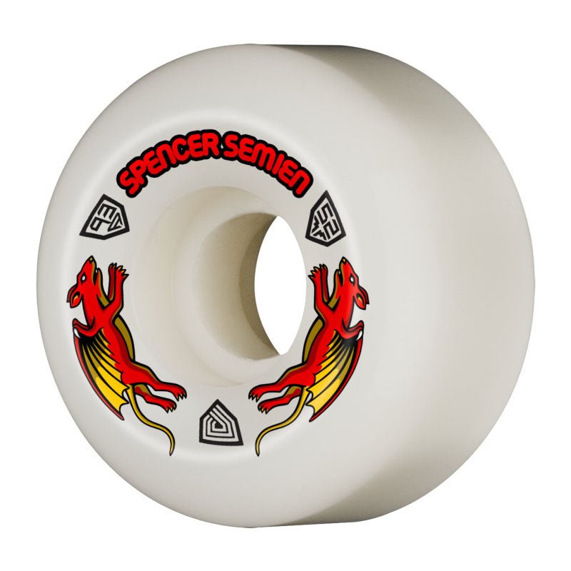Powell Peralta 52mm x 30mm 93A Dragon Formula Skateboard Wheels Nano Rat Spencer Semien Model 4pk