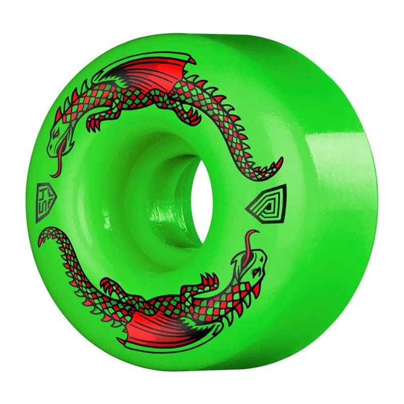 Powell Peralta 54mm x 34mm 93a Dragon Formula Green Skateboard Wheels 4pk