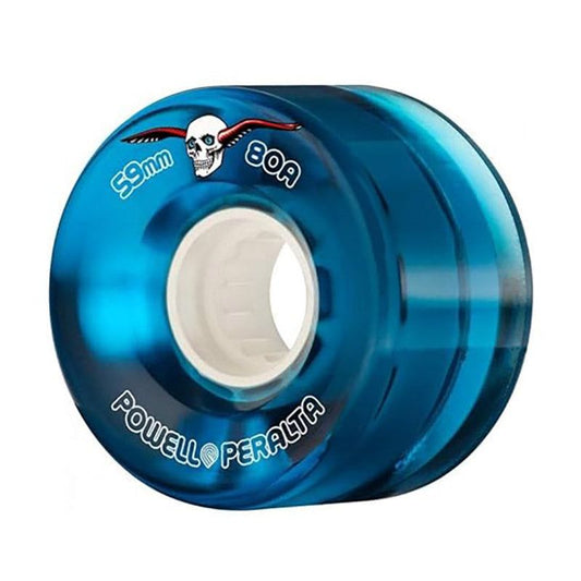 Powell Peralta  59mm 80a Clear Cruisers Blue Skateboard Wheels 4pk 5150 Skate Shop