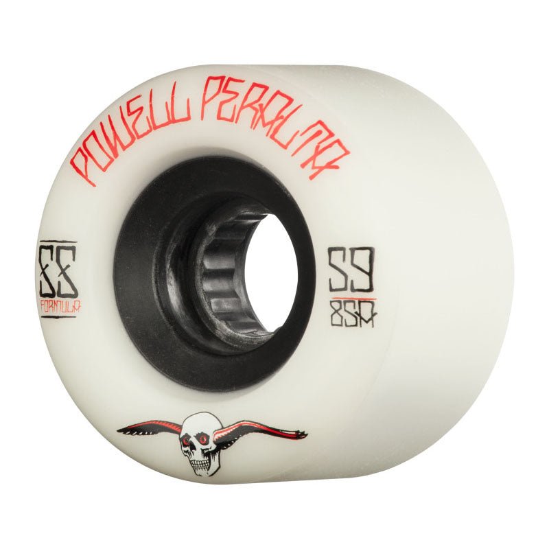 Powell Peralta 59mm 85a G - Slides White Skateboard Wheels 4pk