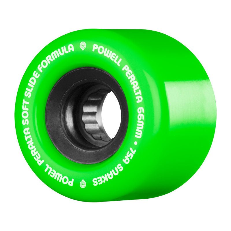 Powell Peralta 66mm 75a Snakes Green Skateboard Wheels 4pk