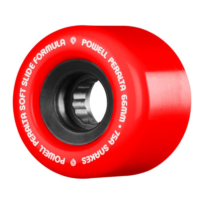 Powell Peralta 66mm 75a Snakes Red Skateboard Wheels 4pk