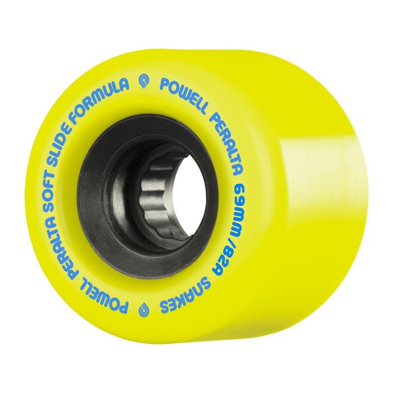 Powell Peralta 69mm 82a Snakes 02 Yellow Skateboard Wheels  4pk 5150 Skate Shop