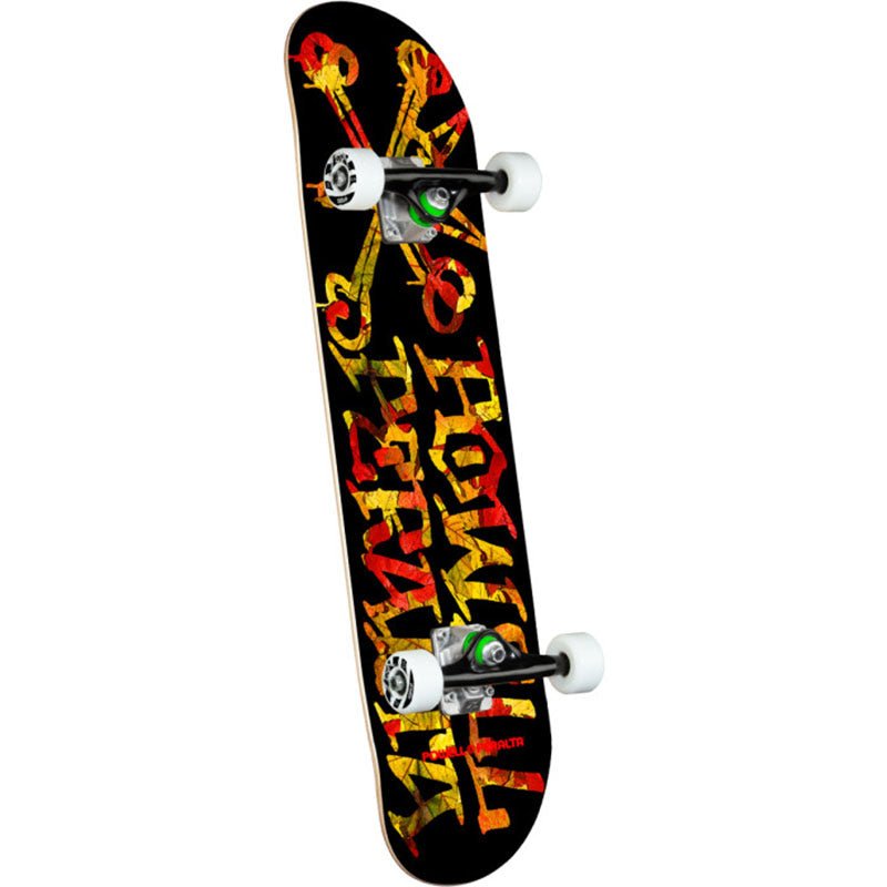 Powell Peralta 7.5" x 28.65" Vato Rat Leaves Birch Black Complete Skateboard - 5150 Skate Shop