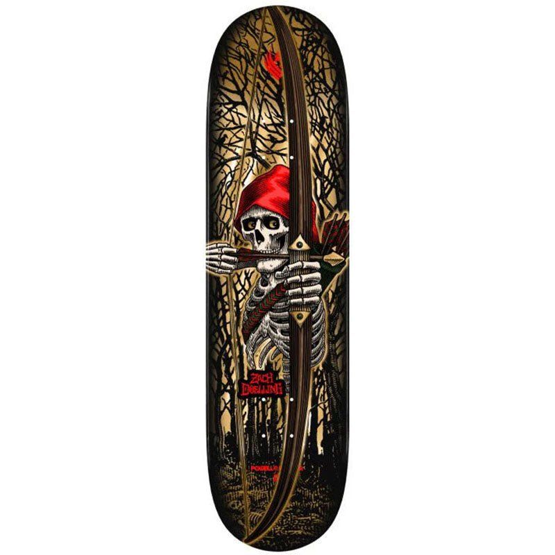 Powell Peralta 8.30" x 31.61" Pro Zach Doelling Archer FLIGHT® Gold Foil Shape 313 Skateboard Deck 5150 Skate Shop