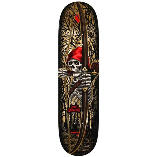 Powell Peralta 8.30" x 31.61" Pro Zach Doelling Archer FLIGHT® Gold Foil Shape 313 Skateboard Deck 5150 Skate Shop